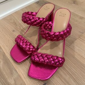 A New Day metallic heels